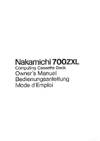 Nakamichi 700-ZXL-Owner-Manual